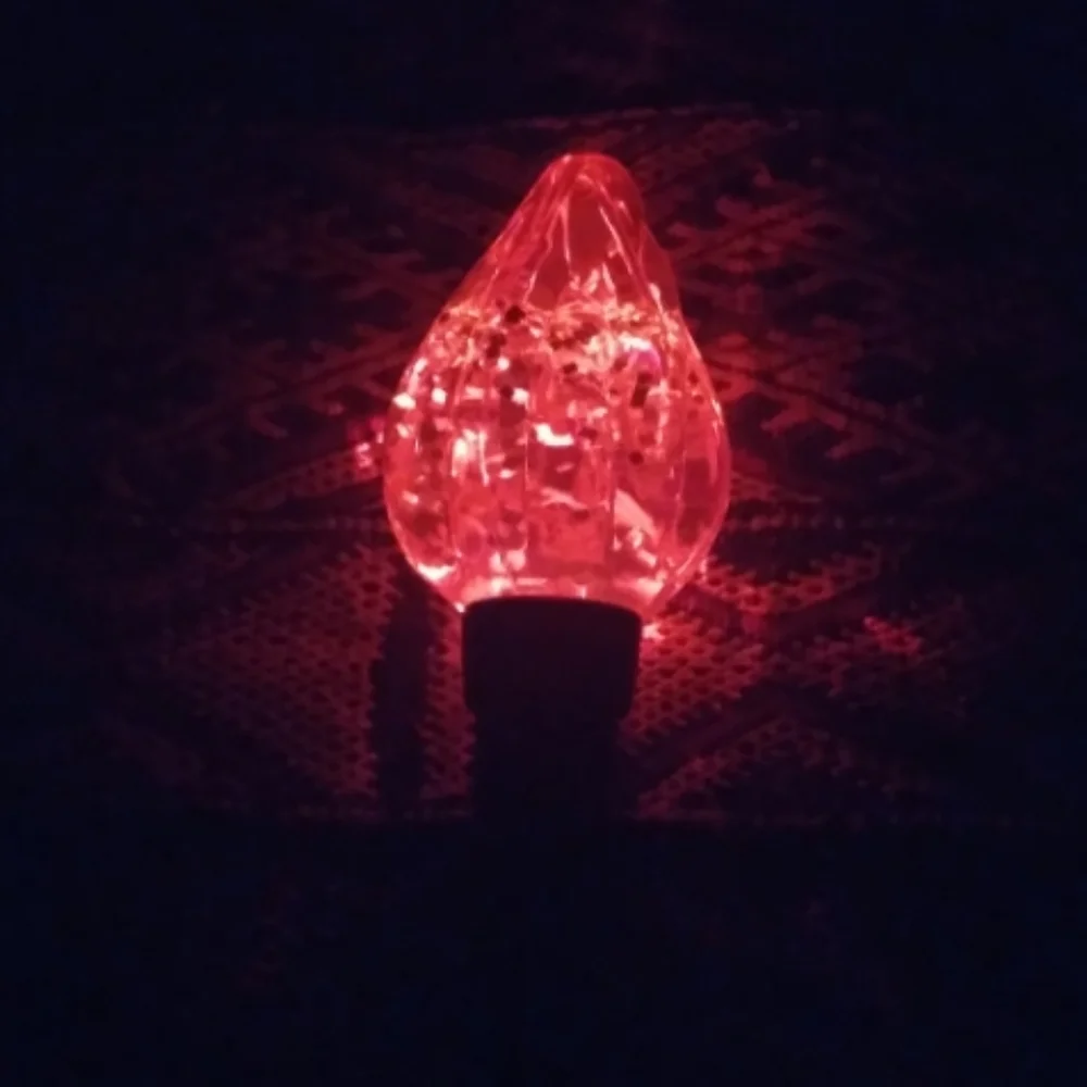 Battery powered glitter water globe lights